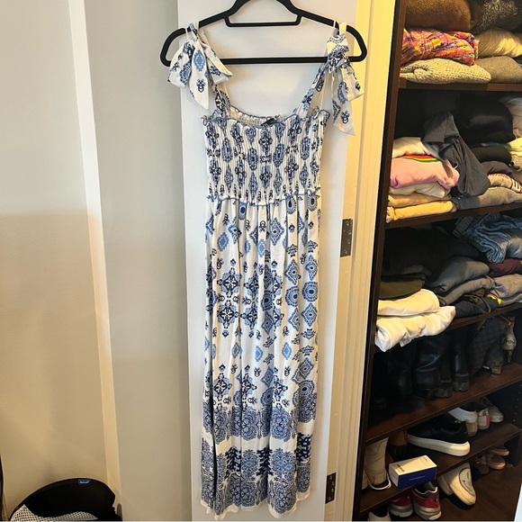 Zara smock dress Aztec print size medium - Picture 1 of 3